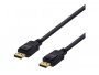 Video kabel DELTACO DisplayPort DP (m) 1.2 na DP (m) 1.2, 1m, Ultra HD (4K), 60Hz, pozlaćeni konektori, crni