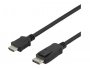 Video kabel DELTACO DisplayPort DP (m) na HDMI (m), 3m, Ultra HD (4K), 30Hz, crni