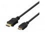 Video kabel DELTACO HDMI (m) na mini HDMI (m), 2m, Ultra HD (4K), 60Hz, crni