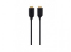  Kabel BELKIN HDMI (m) na HDMI (m), 2m, High-Speed witch Ethernet, 4K, pozlaćeni konektori, crni