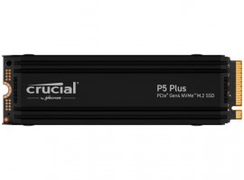  SSD disk 1 TB, CRUCIAL P5 Plus with heatsink, M.2 2280, PCIe 4.0 x4 NVMe, 3D NAND, CT1000P5PSSD5