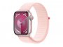 Pametni sat APPLE Watch S9 GPS, 41mm Pink Alu Case s Light Pink Sport Loop (mr953qh/a)