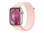 Pametni sat APPLE Watch S9 GPS, 45mm Pink Alu Case s Light Pink Sport Loop (mr9j3qh/a)