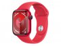 Pametni sat APPLE Watch S9 GPS, 41mm RED Alu Case s RED Sport Band, S/M (mrxg3qh/a)