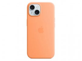  Maskica APPLE iPhone 15 Silicone Case with MagSafe, Orange Sorbet (mt0w3zm/a)