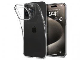  Maskica SPIGEN Liquid Crystal za iPhone 15 Pro Max, prozirna (ACS06557)