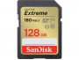 Memorijska kartica SDXC 128 GB SANDISK Extreme, Class10 UHS-I U3 V30, 180 MB/s (SDSDXVA-128G-GNCIN)