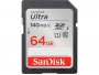 Memorijska kartica SDXC 64 GB SANDISK Ultra, Class10 UHS-I (SDSDUNB-064G-GN6IN)