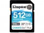 Memorijska kartica SDXC 512 GB KINGSTON Canvas Go! Plus, Class10 UHS-I A2 U3 V30, 170/90 MB/s (SDG3/512GB)