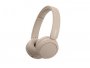 Bluetooth slušalice SONY WHCH520 On-Ear, naglavne, mikrofon, do 50h reprodukcije, bež