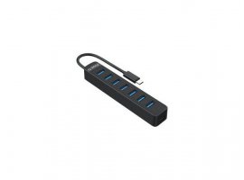  USB-C HUB ORICO TWC3-7A-BK-EP,1xUSB-C(m)  7x USB-A 3.0(ž),  crni