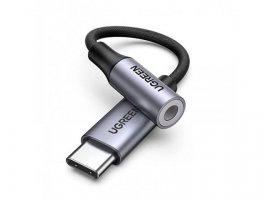  Audio adapter UGREEN, USB-C na 3.5mm, crni