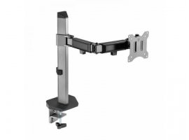 Stolni nosač za monitor WHITE SHARK Desktop GMS-3204 AMENHOTEP I, do 32", za 1 monitor, do 9kg, zglob, sivi 