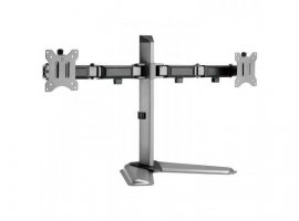  Stolni stalak za monitor WHITE SHARK Desktop GMS-3206 Tutankhamun, do 32", za 2 monitora, do 18kg, sivi