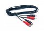 Audio kabel G&BL EL30PF 2xRCA(m) na 2xRCA(ž), 3m, crni 