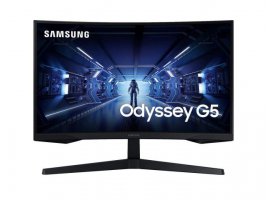 Monitor SAMSUNG Odyssey G55T LC34G55TWWPXEN, 34", VA, UWQHD 3440x1440 px, 165Hz, 1ms, HDR10, FreeSync, DP, HDMI, zakrivljen