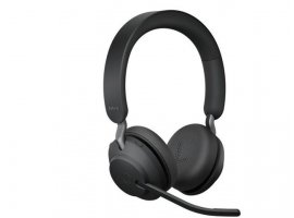  Slušalice za PC JABRA Evolve2 65 Headset Stereo UC + Link 380, bežične, USB-A, mikrofon, eliminacija buke, crne (26599-989-999)