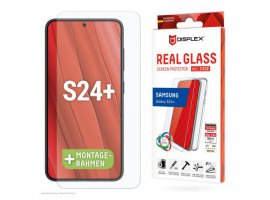  Zaštitno staklo DISPLEX Real Glass 2D za Samsung Galaxy S24+, + prozirna prozirna maskica (01909)