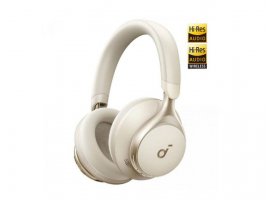 Bluetooth slušalice ANKER SoundCore Space One, Over-Ear, ANC, Hi-Res/ LDAC, do 55h reprodukcije, bež (A3035G21)