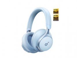  Bluetooth slušalice ANKER SoundCore Space One (A3035G31) Over-Ear, naglavne, ANC, Hi-Res/ LDAC, do 55h reprodukcije, plave
