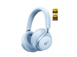 Bluetooth slušalice ANKER SoundCore Space One, Over-Ear, ANC, Hi-Res/ LDAC, do 55h reprodukcije, plave (A3035G31)