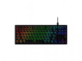  Tipkovnica HYPERX Alloy Origins Core PBT, mehanička, gaming, RGB, TKL, Red Switch US/CRO, crna (639N7AA#ABA)