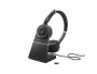 Slušalice za PC JABRA Evolve 75 SE MS Stereo Headset, ANC, BT, USB-A, sa bazom, crne (7599-842-199)