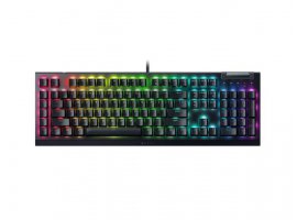  Tipkovnica RAZER BlackWidow V4 X, gaming, mehanička, žična, RGB, crna, US/HR Layout (Green Switch)