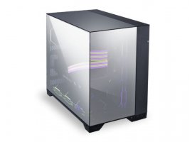  Kućište LIAN LI O11 Vision Color Chrome, tempered glass (3 sides), 1x USB-C, 2x USB 3.0, bez napajanja