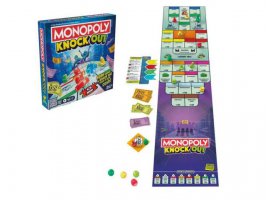  Društvena igra MONOPOLY Knockout Family Party Game, 2-8 igrača, dob 8+
