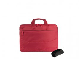  Torba za laptop TUCANO Idea, za laptop 15.6" + bežični miš, crvena (BU-BIDEA-WM-R)