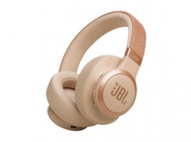 Bluetooth slu&scaron;alice JBL Live 770NC, Over-Ear naglavne, ANC, LE, Spatial Sound, do 65h reprodukcije, zlatne (JBLLIVE770NCSAT)