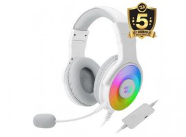 Slušalice + mikrofon REDRAGON Pandora 2 H350W-RGB-1, gaming, stereo, dinamički RGB, bijele