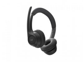 Slu&scaron;alice za PC LOGITECH Headset Zone 300, naglavne, bežične, NC, crne (981-001407)