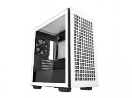  Kućište DEEPCOOL CH370 WH, mini tower, tempered glass, 2x USB 3.0, 1x 12cm ventilator, bez napajanja, bijelo