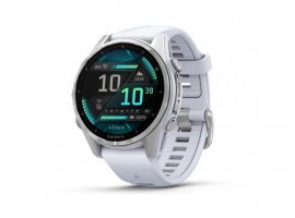 Pametni sat GARMIN Fenix 8 Silver, 43mm, AMOLED 1.3", GPS/SatIQ, 10ATM, mikrofon, pje&scaron;čano sivi (010-02903-00)