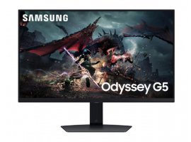  Monitor SAMSUNG Odyssey G50D LS27DG500EUXEN, 27", fast IPS, QHD 2560x1440px, 180Hz, 1ms, HDR400, FreeSync, DP, HDMI, pivot