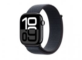 Pametni sat APPLE Watch S10, GPS 46mm, Jet Black Aluminum Case / Ink Sport Loop (mwwr3qh/a)