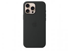  Maskica APPLE za iPhone 16 Pro Max, Silicone Case with MagSafe, Black (myyt3zm/a)