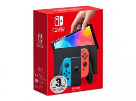  Igraća konzola NINTENDO SWITCH OLED, plavi i crveni Joy-Con, 3 god. jamstvo