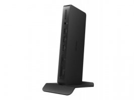  Docking stanica ASUS DC500 Triple 4K, USB-C na 2x HDMI 2.1, 1x Thunderbolt 4, 2x USB-A 3.2, 2x USB-A 2.0, 1x RJ45 2.5 Gigabit, 1x 3.5mm audio, 1x SD, 1x Micro SD, 1x Kensington lock; 0.8m, crna