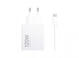 Zidni punjač XIAOMI HyperCharge Combo, 120 W, USB Type-A, bijeli