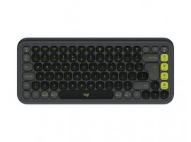 Tipkovnica LOGITECH POP Icon Keys, bežična, bluetooth, siva (920-013071)