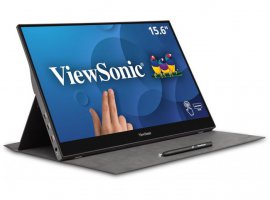  Prijenosni monitor VIEWSONIC TD1655, 16”, IPS Multi-Touch (10p), FHD 1920x1080px, 6.5ms, 2xUSB-C, mini HDMI, zvučnici
