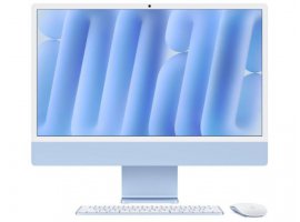 Stolno računalo APPLE iMac 24" Retina 4.5K, Apple M4 chip with 8-core CPU and 8-core GPU, 16GB, 256GB SSD, Blue, CRO KB (mwuf3cr/a)
