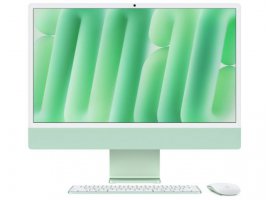  Stolno računalo APPLE iMac 24" Retina 4.5K, Apple M4 chip with 8-core CPU and 8-core GPU, 16GB, 256GB SSD, Green, INT KB (mwue3ze/a)
