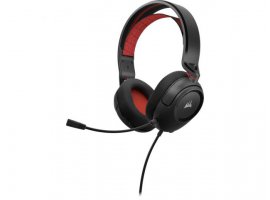  Slušalice + mikrofon CORSAIR HS35 V2 Stereo, žične, gaming, 3.5mm, crvene