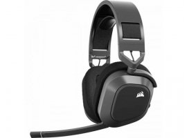  Slušalice + mikrofon CORSAIR HS80 MAX, bežične, gaming, sive