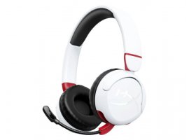  Slušalice +mikrofon HYPERX Cloud Mini Kids, bežične, gaming, bijele