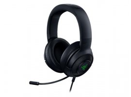 Slu&scaron;alice +mikrofon RAZER Kraken V3 X USB, gaming, žične, crne